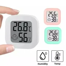 جديد جديد MINI LCD الرقمية ترطيب مقياس الحرارة الداخلي لدرجة الحرارة الإلكترونية مستشعر مقياس الحرارة المنزلي