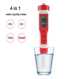 TDS PH Meter EC Meters Цифровой тест монитора качества воды для бассейнов питьевой воды Aquariums9190251