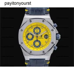 Designer Audemar Pigue Watch APF Factory 25770st.OO.D009.02 Royal Oak Sea Tropicale giallo SS giallo