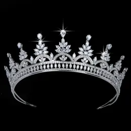 Crown HADIYANA Romance Magnificent Women Wedding Bride Hair Accessories Cubic Zirconia Jewelry BC5693 Couronne De Mariage5266018