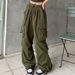 Pantaloni da donna pantaloncini streetwear harajuku estate quotidianamente gamba larga 1pcs poliestere hip hop s-3xl donne vintage