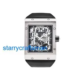 RM Luxury Watches Mechanical Watch Mills RM016 Ultra Thin Platinum 2024 Мужские часы ST0K