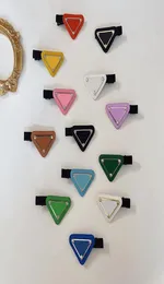 Womens Metal Triangle Hair Clips Designers Sports Hairband With Stamp Women Girl Triangle Letter Barrettes Fashion Hairs ACDRESSORI7209312