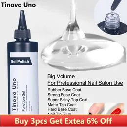 Nail Gel Tinovo Uno 13 basic gel nail polish 200ML professional strong coating top primer foil glue semi permanent UV varnish Q240507