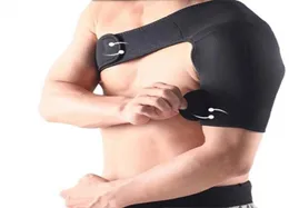 New Shoulder Brace Adjustable Support Pad Sports Gym Compression Joint Strap for Shoulder Injuries Drop 3558859