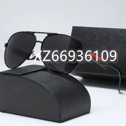 Okulary projektant nowych męskich okularów przeciwsłonecznych Modne klasyczne szklanki przeciwblosu