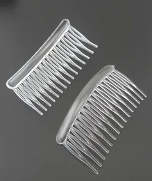 20pcs 15teeth medio 45 cm80 cm cuccioli di capelli in plastica chiari bianchi per cuccioli di accessorio per capelli fai -da -te per nozze nuziali8830475