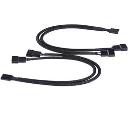 Cavo splitter PWM da 1 pc a 4 pin da femmina PWM da femmina a 3/4 pin PWM Adattatore PWM per il cavo di alimentazione del ventilatore CPU del computer