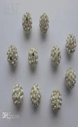 6 mm biała mikro preporna CZ disco kulka kryształowa bransoletka Naszyjka koralika koralika Cały magmiksowany Lot4951091