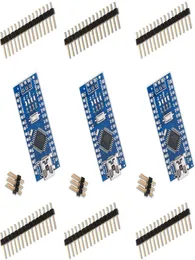 För Arduino Nano V30 Atmega328p Nano Board CH340 Kompatibel med Arduino Nano V30 Micro Controller Board Module för Arduino 3PCS5777622