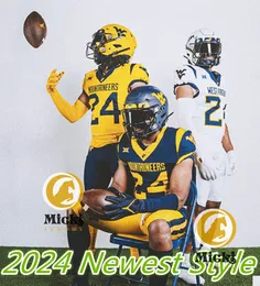 Kevin White 2024 Football Jersey 13 Andrew Buie 12 Geno Smith 3 Stedman Bailey 8 Karl Joseph 1 Tavon Austin 0 Bryce Ford-wheaton Jordoun White Stitched College Jerseys