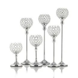 Держатели Crystal Tealight Candle Holders, Coffee Dining Table Center, металлические подсвечники, свадебное украшение на Рождество