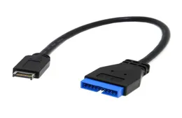 20 cm nagłówek panelu przedniego USB 31 do USB 30 20pin nagłówek przedłużający kabel dla płyty głównej ASUS5619493