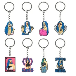 Keychains Lanyards Caroline Keychain Party Favors for Kids Mini Cute Keyring 교실 상치 적합한 strichbag backpack drop out6ev