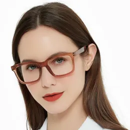Óculos de sol Mare Azzuro Square de grandes dimensões Reading Glasses Women Presbyopia Reader Brand Designer Clear Lens Eyewear 1 0 1 5 2 0 2 5 3 220p