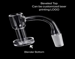 20mm Mini Quartz Terp Slurper Banger Smoking Nail with HQ 2mm Thick Beveled Top 25mm Walls 3mm Bottom Domeless Nails For Water bo6761922