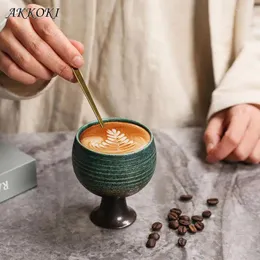 Te koppar 170 ml japansk stil keramisk kreativ porslin kinesiska tekoppar espresso kaffemuggar dricksvaror