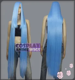 130cm Baby Blue HiTemp Series 55cm Extra long Bang Cosplay Wigs 9941342179871