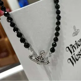 ペンダントネックレスデザイナーレターViviane Chokers Luxury Women Fashion Jewelry Metal Pearl Necklace CJeweler Westwood 5883ess