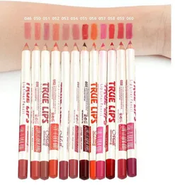 12pcsset Professional Matte Bleistift Lip Liner Stifte wasserdicht