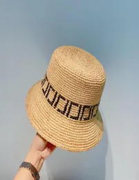 Designer di donne con cappello di paglia di Lafite Casquette Raffia Beach Bucket Caps Cappelli da uomo Summer Clersen Womens Fisherman Hat D226291F8596115