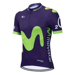 Movistar Pro Team Cycling Jersey Ropa Summer Bicicleta Bicycle Olde Bike Clothing Mallot Ciclismo Hombre 240508