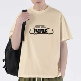 Camisetas masculinas masculas retro de mangas curtas de verão Y2K Harajuku Camiseta Plus Size Mens confortável Clothing Luxury Clothingl2405L2405