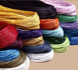 400 m gewachertes Baumwollkabel Verschiedene Farben und Längen verfügbare Schmuckherstellung 1mm3418672