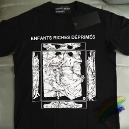 Męskie koszulki Enfants Bogactwo Dubimes erd t shirt mężczyzn Women quty para komiksowych postaci E.R.D T-shirt ts t240508