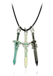Sword Art Online necklace Japan anime SAO Cosplay Lambent necklace KiritoAsuna ElucidatorDark repulserFlashing light7517013