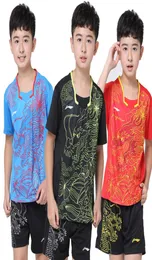 Nowe ubrania w tenisa stołowego dla dzieci ubrania badminton012344384656