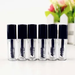 클리어 마스카라 0.8ml 미니 도매 빈 튜브 포장 병 속눈썹 크림 바이알 액체 병 샘플 화장품 용기 여행 시험관 s