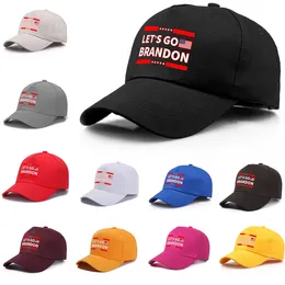 Chapéus de festa Let's Go Brandon Slogans Baseball Cap Sun Caps Strapback Men and Women HATS BIDEN LT960