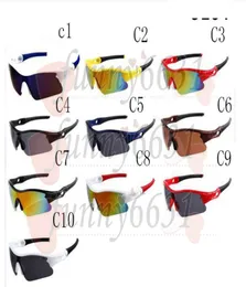 أحدث طراز من الزجاج للدراجات على شكل نظارات 10 ألوان نظارة شمسية وجه جميل خذ النظارات الشمسية المبهرة بالألوان 30pcslot 4752819