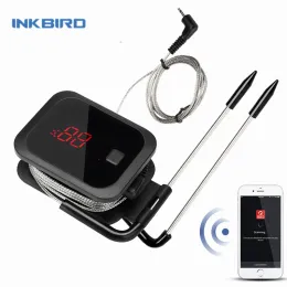 Grillar Inkbird trådlös köttmattermometer med matlagningssensor för ugnsgrill BBQ Steak Turkiet Smoker Kitchen Smart Thermometer Tool