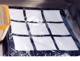Pillow Case DIY Sublimation 9Grid Pillowcasen 45 cm45 cm Wärmeübertragung Drucken Blindende Kissenlip quadriert thermische Übertragung Print7227671