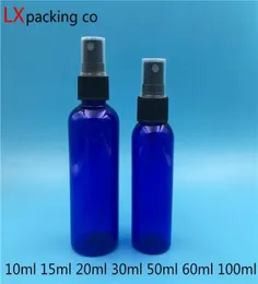 50 PCs 15 60 100 ml Royal Blue Plastik Parfüm Spray leere Flaschen tragbare Lotion kleine Bewässerung Can Container 2010141606289