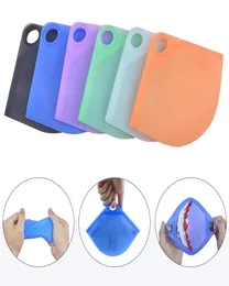 Portable Foodgrade Silicone Mask Case Face Masks Box Holder Container Mask Storage Box Organizer Folder Bag Protective Organizer 2880625