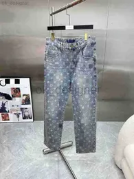 Herren Jeans Designer Sommer Printed Jeans Hochwertige Jeans Harajuku Gothic High Tailled Widehose Luxurys Designer Jeans Jeans
