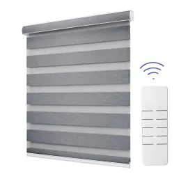 Shutters Customized Size Day Night Wifi Blackout Dual Layer Electric Automatic Smart Motorised Motorized zebra window blinds shades