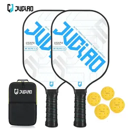 Pickleball Paddles Set usapa -konform enthält 4 Bälle Pickleballschläger Sportgeräte Frauen Männer Racket 240508