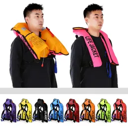 Adult Life Vest Manual Inflatable Jacket Water Sports Swimming Fishing Survival For Outdoor Traveling 240425