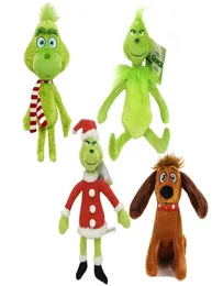 Как Grinch украл Grinch Plush Toys Max Dog Doll Mife фаршированные мультипликационные животные Peluche для детей Рождественские подарки 4422670