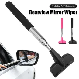 Glass Window Cleaning Portable Rainy Brushes Tool Wiper Extendable Handle Car Side Telescopic Rearview Mirror Squeegee