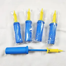 Украшение вечеринки 1pcs Balloon Pump Пластиковый ручный толкатель