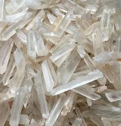 6pcs Clear natural Lemurian Seed quartz crystal point specimen reiki healing rough gemstone crystal point meditation making jewelr8009210