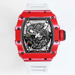 Watch Watchba Devils Superclone Rm035 Watch Fully Mechanical Red Mens Tourbillon Skeleto Flywheel Rm35-02 Watches Automatic Designer Movem 7437