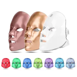 Maschera infilata a 3 colori a 3 colori a LED di arrivo con 7 luce 240430