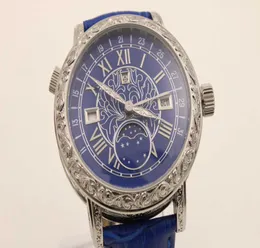 Tabie tillgängligt nya nya Blue and Blue Dezel Blue Belt Mens Rostfri Pointer Watch Men039S Sports Wrist Sapphire Men tittar på bran6503841