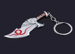 10PCRJ God of War Kratos Broadsword Chaos Blade Keychain Broadsword Modelo Pingente Pingente Cosplay Caricm Jewelry8856305